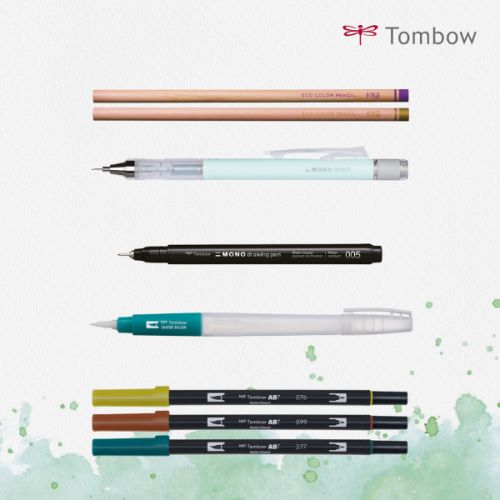 8 produits Tombow pour Urban Sketch - édition Japon 8 produits Tombow pour Urban Sketch - édition Japon
