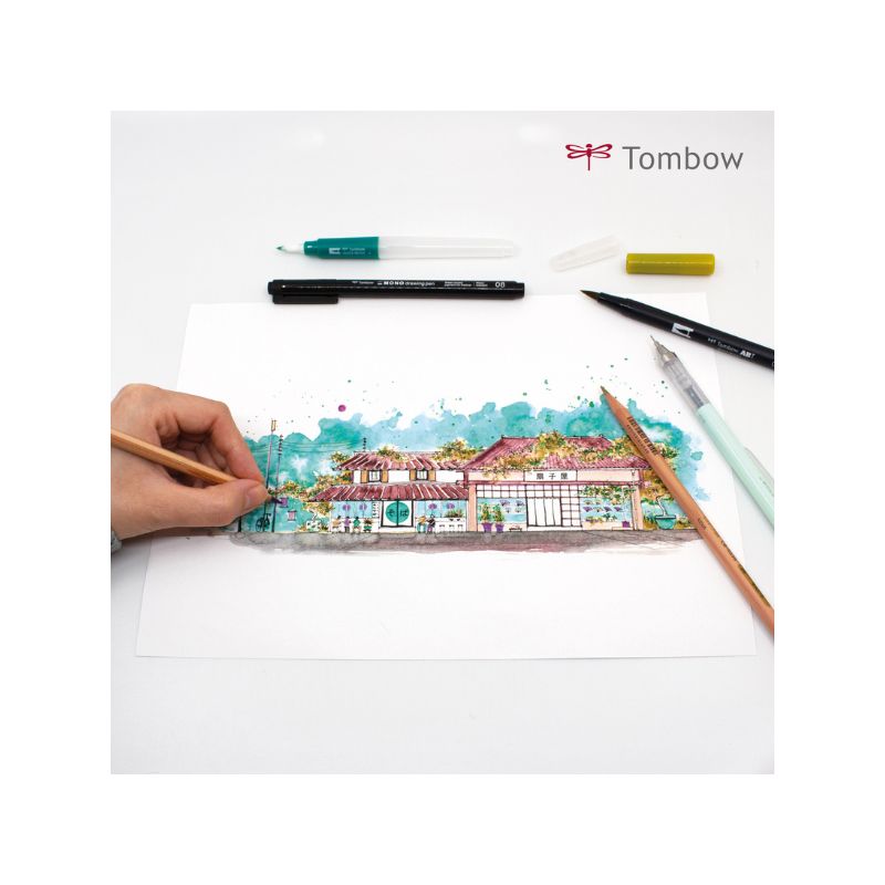 Matériel Urban Sketch débutant - édition Japon - Tombow Matériel Urban Sketch débutant - édition Japon - Tombow