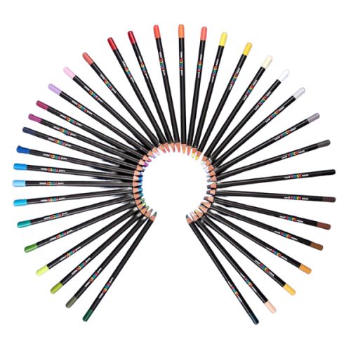 Crayons de couleurs POSCA à base d'huile et de cire