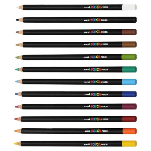 Crayons POSCA Pencil - 36 couleurs aux pigments naturels Crayons POSCA Pencil - 36 couleurs aux pigments naturels