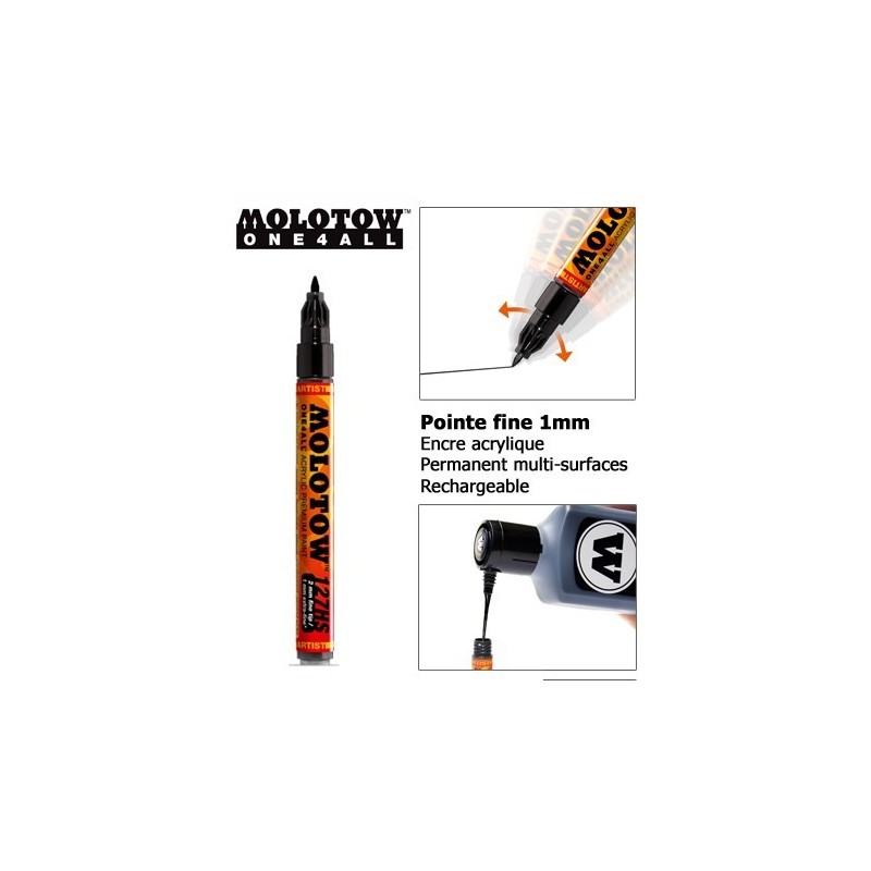 Marqueur Molotow One4all 127HS-EF pointe 1mm