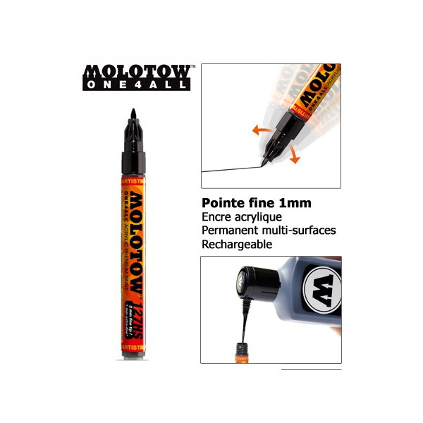 Marqueur One4all - 1mm - 127HS-EF - Molotow