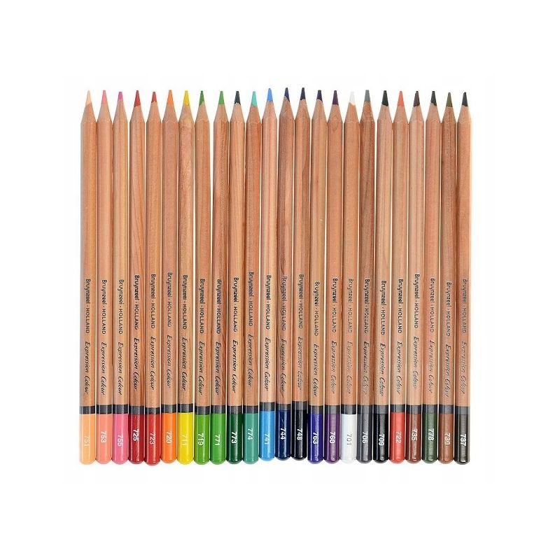 24 crayons de couleur Bruynzeel