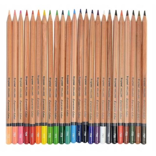 24 crayons de couleur Bruynzeel