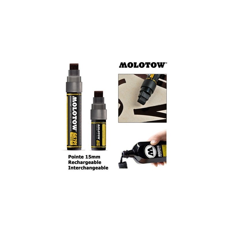 Marqueur Molotow Masterpiece Speedflow largeur 15mm