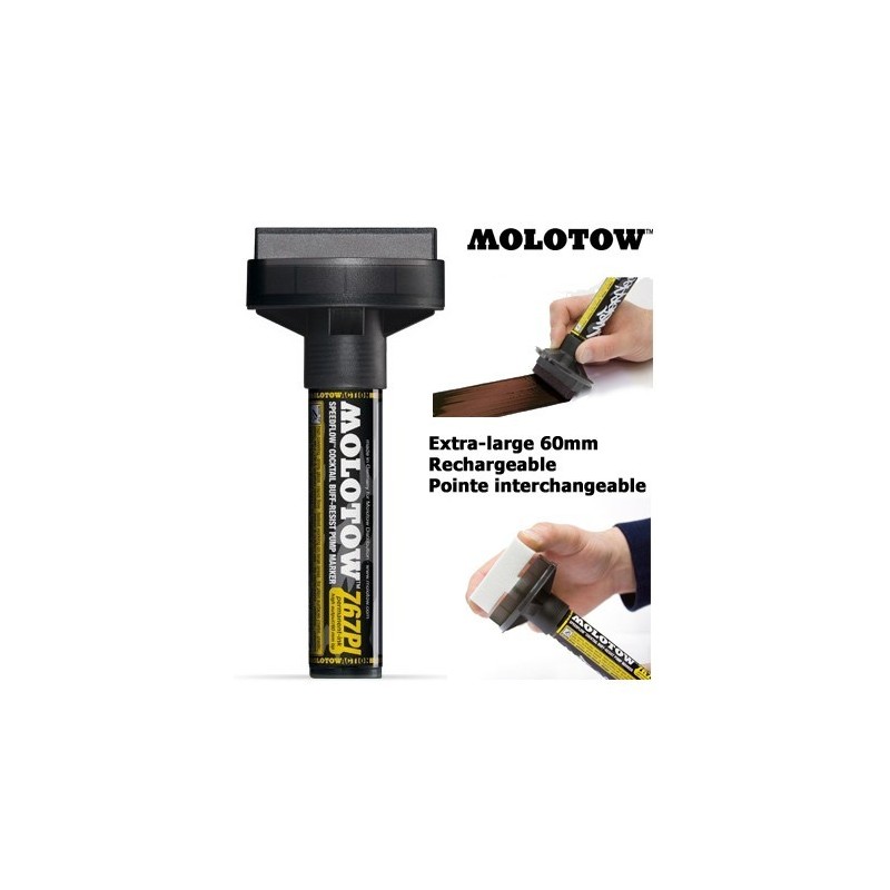 Marqueur Molotow Masterpiece Speedflow largeur 60mm
