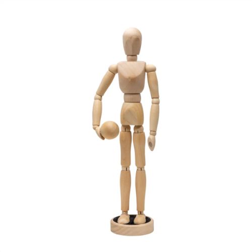 Mannequin anatomique en bois - magnétique - pour dessin