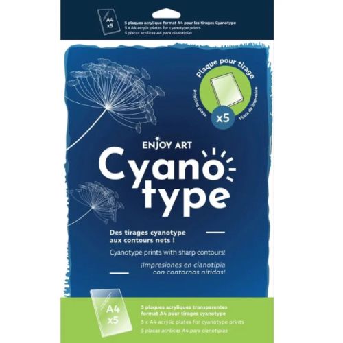 5 plaques transparentes pour Cyanotype - Enjoy Art
