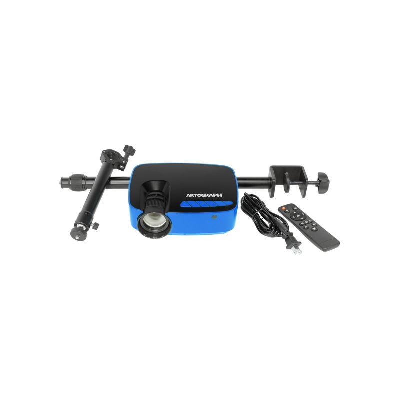Projecteur Flare 100 digital Artograph et ses accessoires inclus (trépied, cordon alimentation et HDMI, télécommande, )