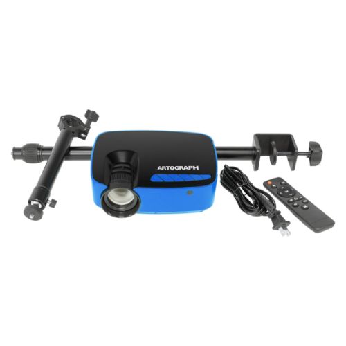 Projecteur Flare 100 digital Artograph et ses accessoires inclus (trépied, cordon alimentation et HDMI, télécommande, )