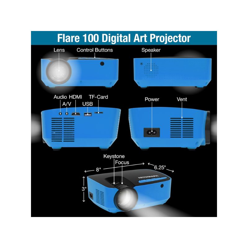 Projecteur LED créatif - Artograph Flare 100