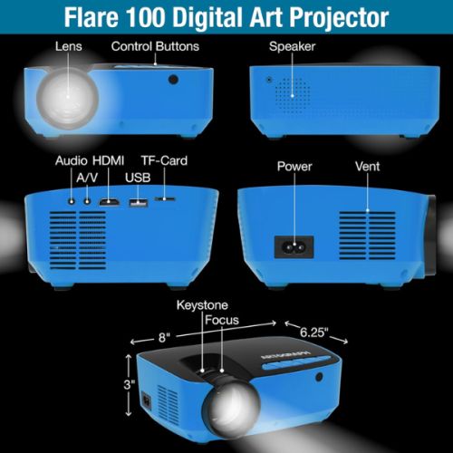 Projecteur LED créatif - Artograph Flare 100