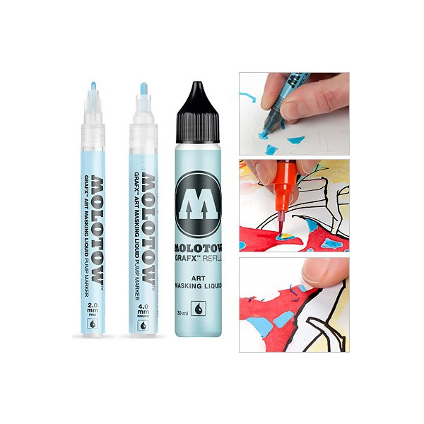 Marqueur de masquage Molotow Masking Liquid