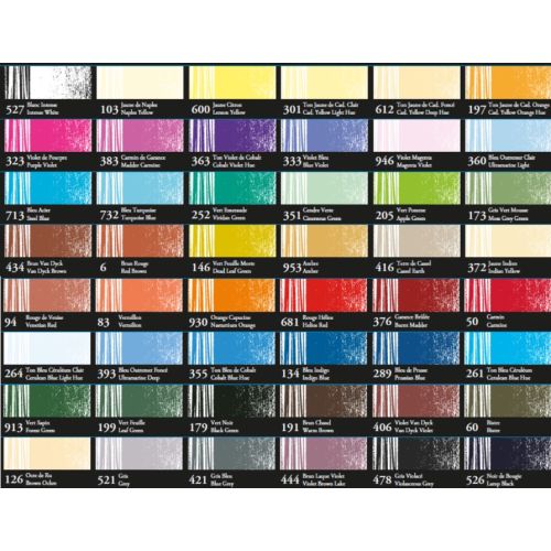 Nuancier crayons pastel Sennelier