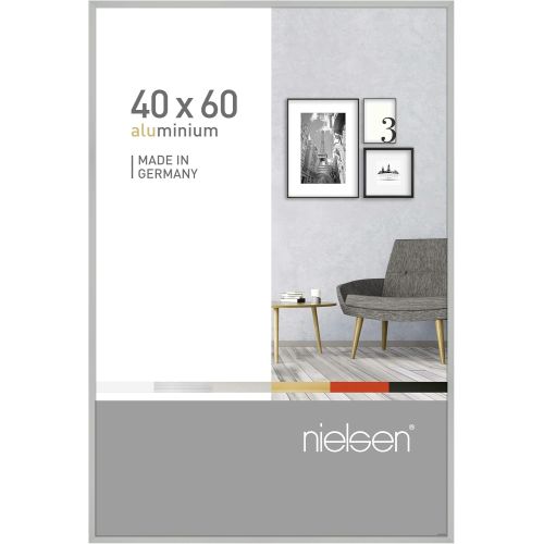 Cadre Nielsen pixel Argent mat 40x60