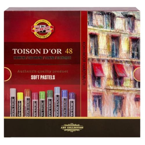 Boîte de 48 pastels secs Toison d'or - Koh-I-Noor
