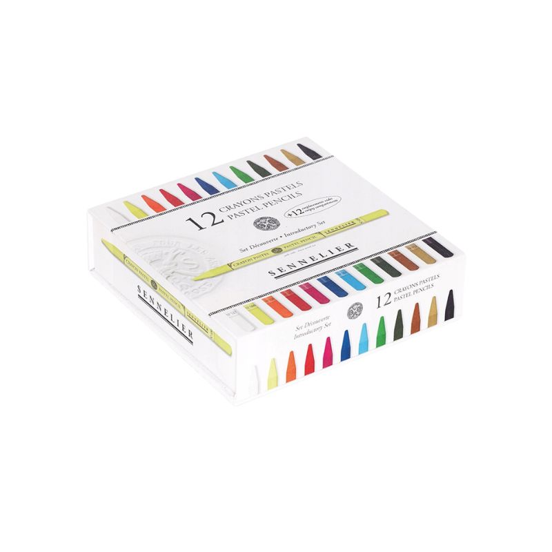 Set Sennelier de 12 crayons pastel + 12 emplacements vides