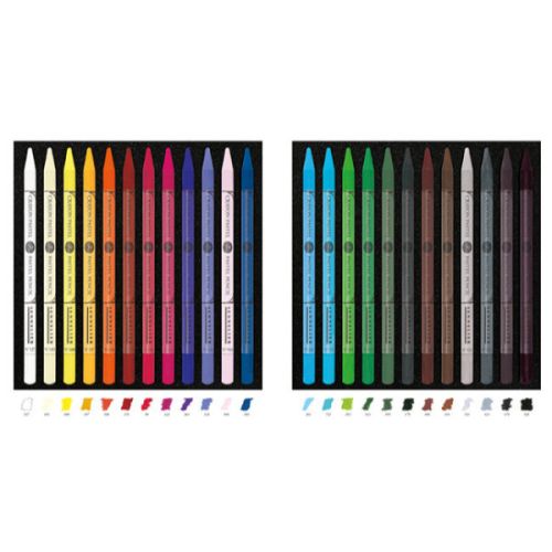 Set Sennelier de 24 crayons pastel demi-durs