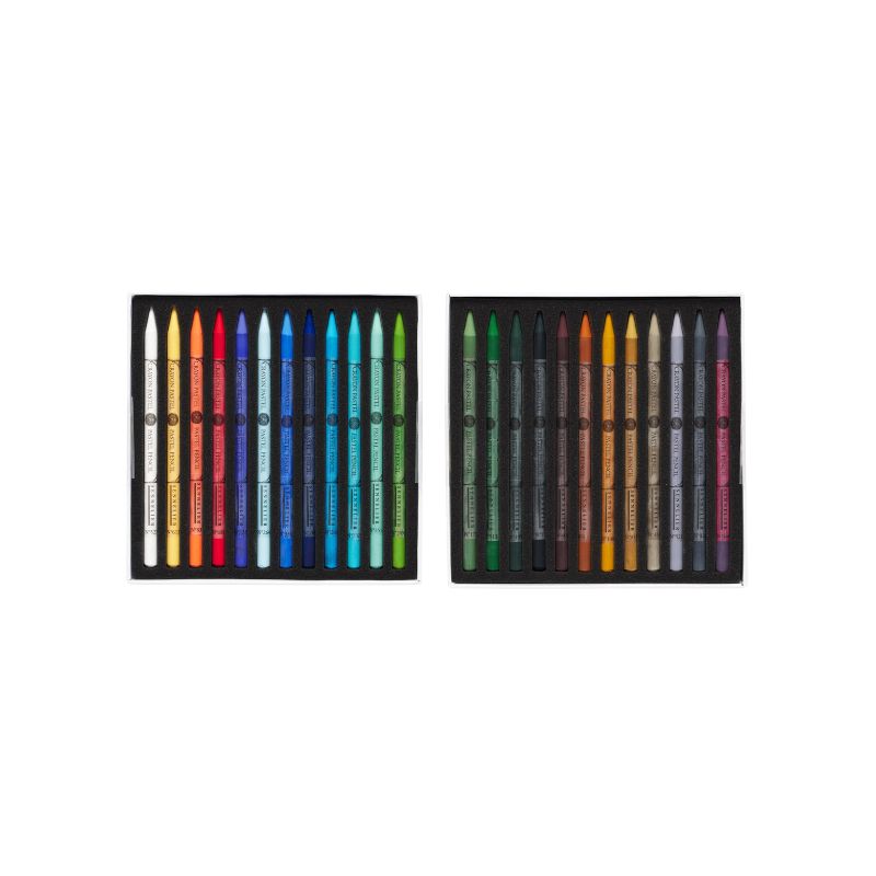 Coffret Sennelier de 24 crayons pastel sans bois - Sélection
