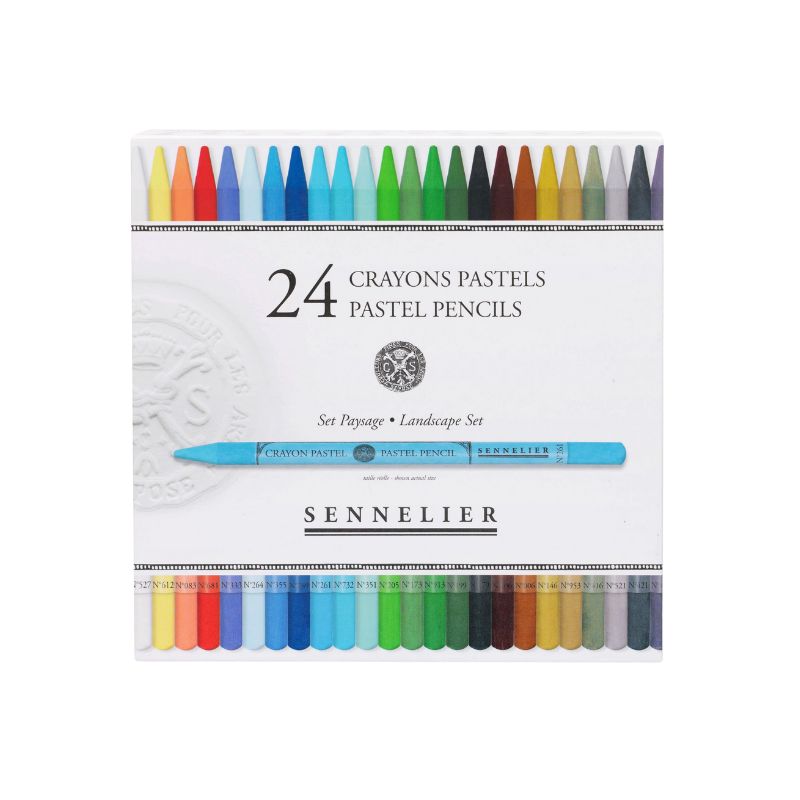 Set de 24 crayons pastel - Sélection paysage - Sennelier