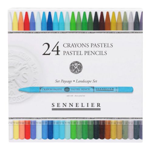 Set de 24 crayons pastel - Sélection paysage - Sennelier
