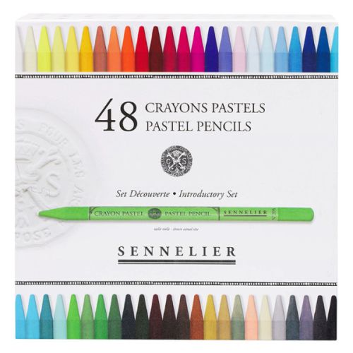 Coffret de 48 crayons pastel sans bois Sennelier