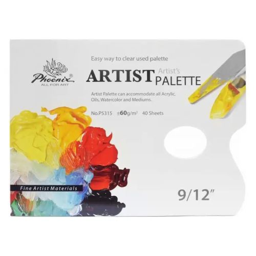 Palette pelable 23x30cm pour peinture à l'huile et acrylique