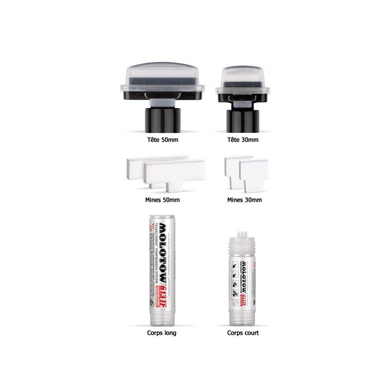 Marqueur Molotow Transformer, marqueur modulable