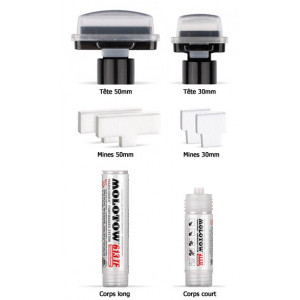 Feutre pinceau Molotow GRAFX rechargeable - Creastore