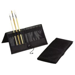 Trousse à pinceaux pliable