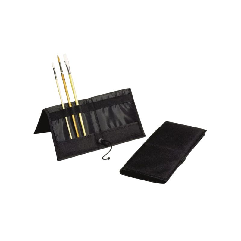 Trousse à pinceaux pliable