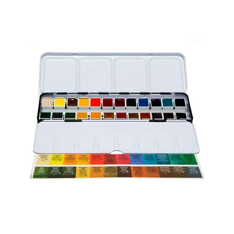 Set aquarelle Extra fine Daniel Smith - 24 demi-godets