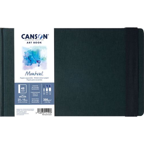 Carnet beaux-arts Montval pour aquarelle - format portrait Carnet beaux-arts Montval pour aquarelle - format portrait