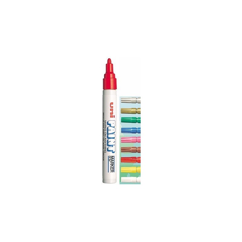 Uni Paint Marker PX20 pointe moyenne, marqueur permanent à base de peinture à l'huile