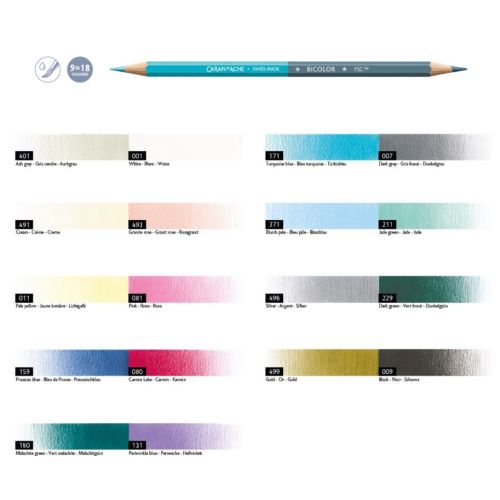 Nuancier prismacolor bicolor