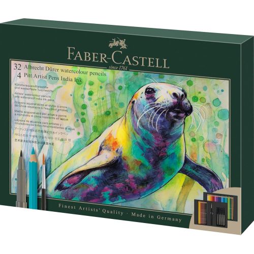 Coffret crayons Albrecht Dürer & feutres Pitt - 37 pièces - Faber-Castell