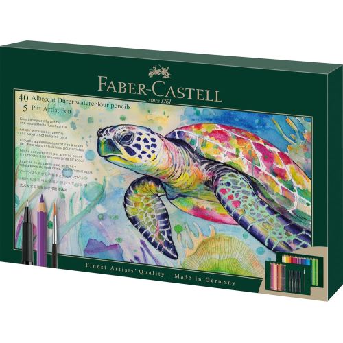 Coffret crayons Albrecht Dürer & feutres Pitt - 46 pièces - Faber-Castell