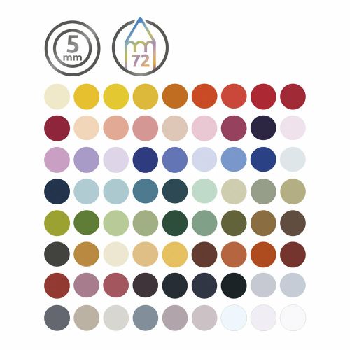 Nuancier des 72 crayons de couleurs Drawing - Derwent Nuancier des 72 crayons de couleurs Drawing - Derwent