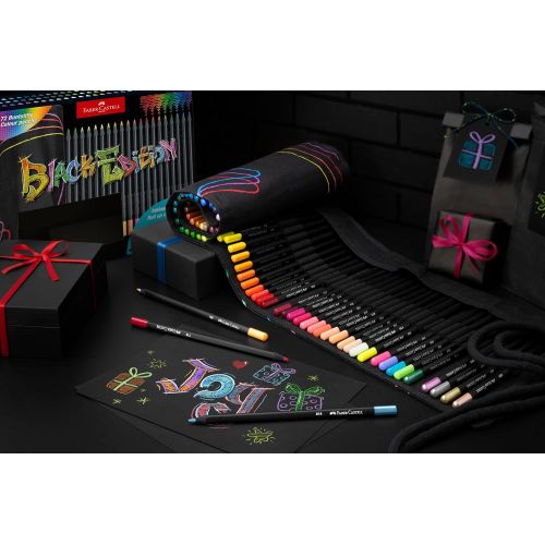 Trousse de 72 crayons de couleur Faber-castell Black Edition Trousse de 72 crayons de couleur Faber-castell Black Edition