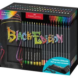 Trousse de 72 crayons de couleur Black Edition - Faber-castell