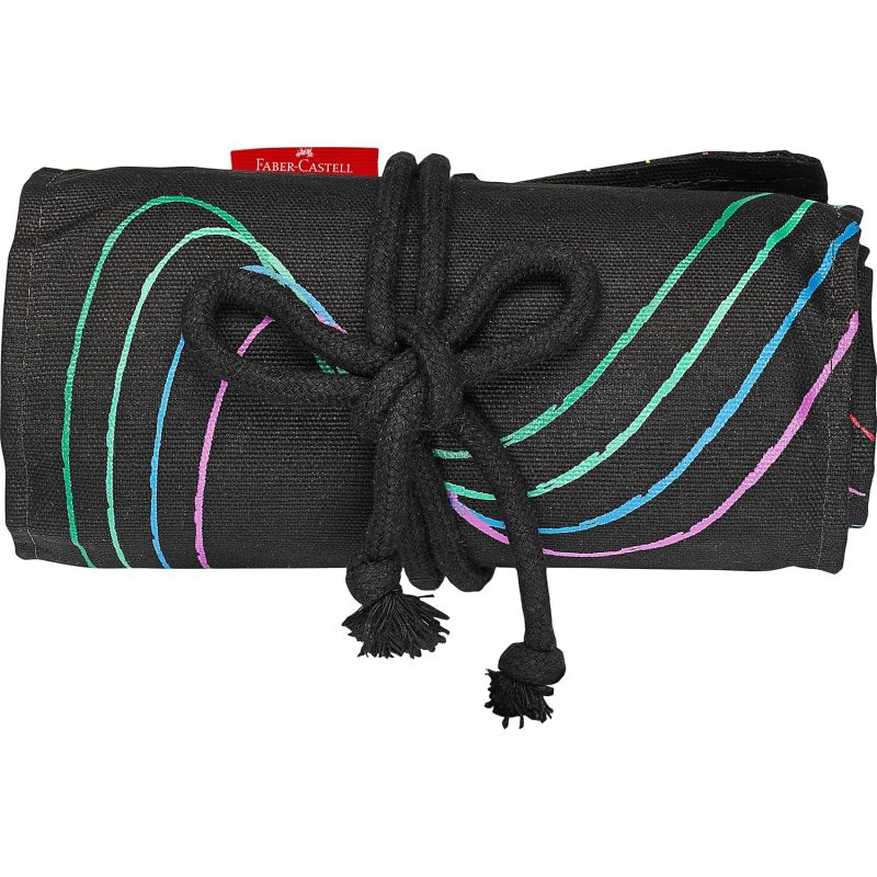 Rouleau noir avec 72 crayons de couleur Black Edition Faber-castell Rouleau noir avec 72 crayons de couleur Black Edition Faber-castell