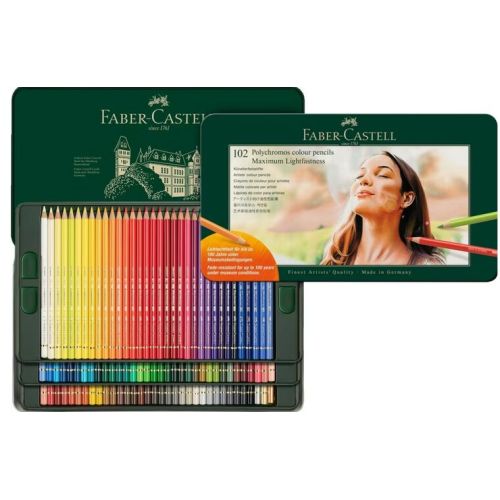Boîte de 102 Polychromos - Edition Lightfastness Faber-Castell Boîte de 102 Polychromos - Edition Lightfastness Faber-Castell