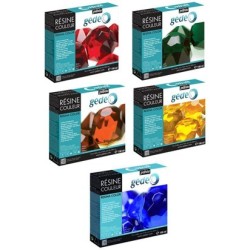 Résine de couleur, transparent et solide pour moulage