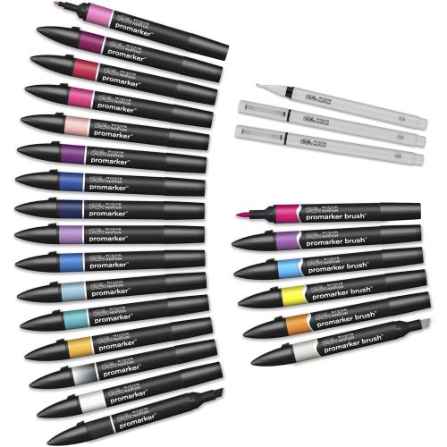 Coffret 25 pièces Winsor & Newton - Lettrage moderne