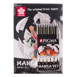 Set Pigma Manga Sakura pour illlustration manga