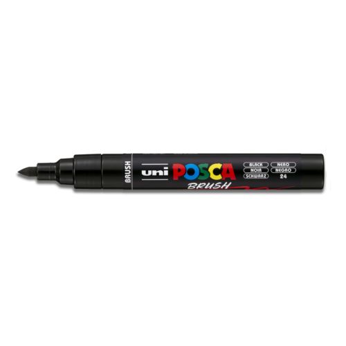 Set 8 marqueurs pinceau POSCA Brush - PC-5BR 