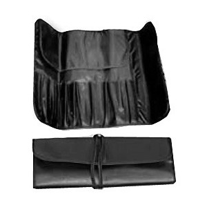 Trousse souple noire pour pinceaux