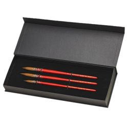 Coffret 3 pinceaux à lavis Colineo Red - Da Vinci