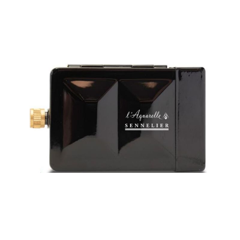 Aquarelle Sennelier extra-fine - Boîte métal émaillé + réserve d’eau Aquarelle Sennelier extra-fine - Boîte métal émaillé + réserve d’eau