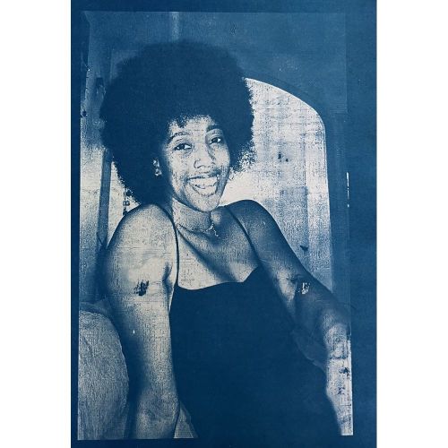 Exemple photo imprimer en cyanotype